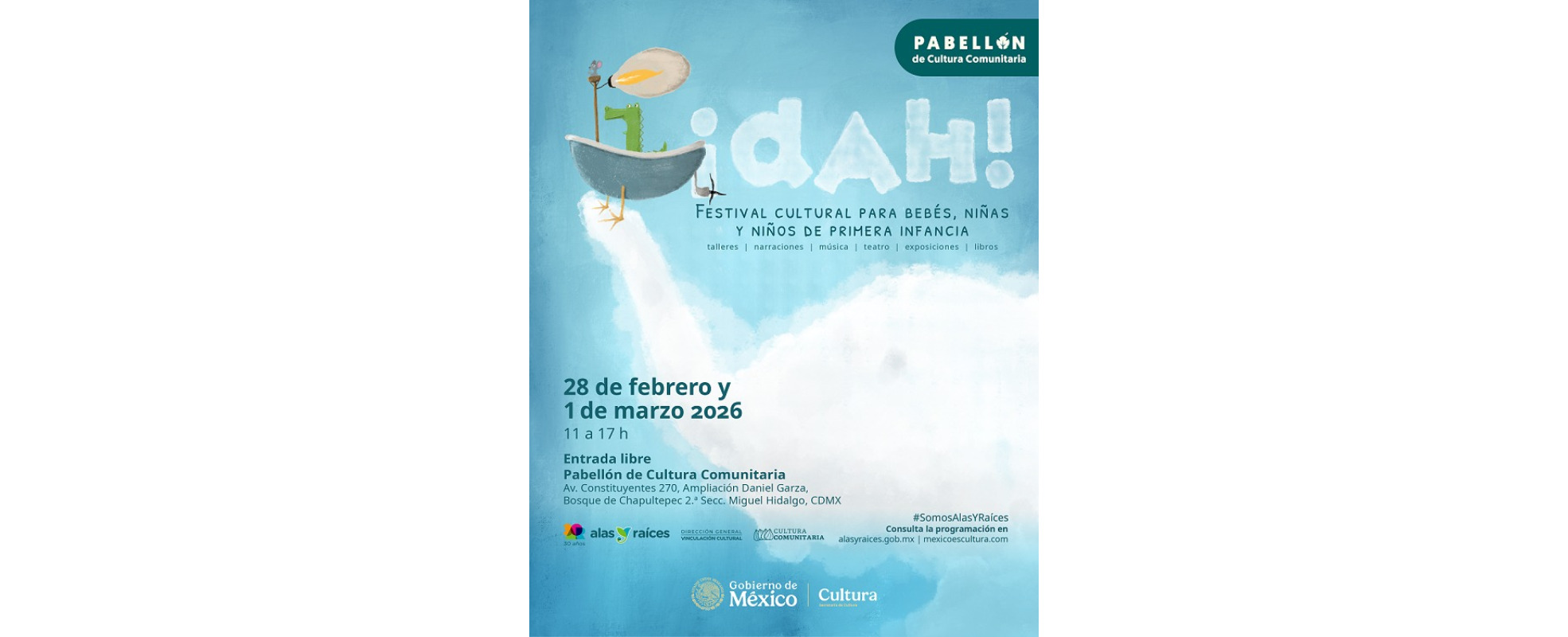 ¡DAH! Festival cultural para primera Infancia celebra su cuarta edición con Alas y Raíces