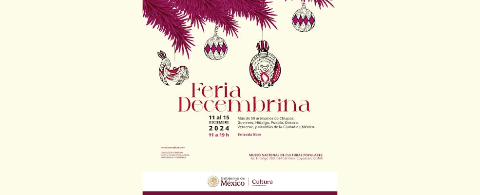 La "Feria Artesanal Decembrina" llega al Museo Nacional de Culturas Populares