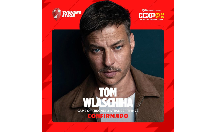 Tom Wlaschiha, actor de "Game of Thrones" y "Stranger Things", llega a la CCXPMX26