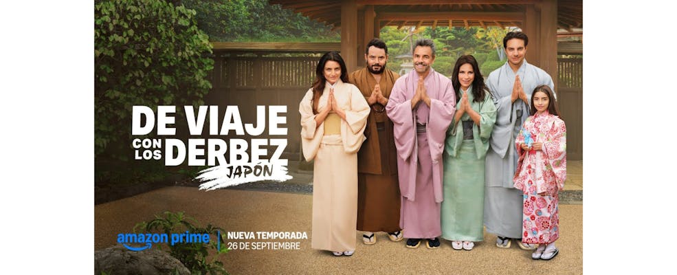 Prime Video lanza el tráiler de la nueva temporada de la docuserie "De Viaje con Los Derbez", con vuelo directo a Japón